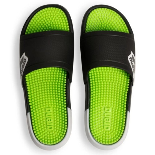 Шльопанці Arena Marco Active 009279-120 чорний, зелений 44 (3468337513445)