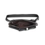 Сумка Vintage Поясна шкіряна Чорна (14953)