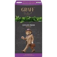 Чай Graff Ceylon pride Чорний Байховий 20 пакетиків х 2 г (4820279610450)