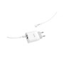Зарядний пристрій HOCO C80A Rapido 1xUSB-C PD20W + 1xUSB QC3.0 + cable USB-C to USB-C White (6931474740533)