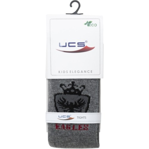 Колготки дитячі UCS Socks з емблемою (M0C0301-1251-3B-gray)