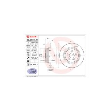 Гальмівний диск Brembo 08.9584.11