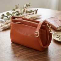 Сумка Vintage З натуральної шкіри Коричнева (22983)