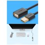 Дата кабель USB 2.0 AM/AF 0.5m US103 black Ugreen (10313)