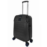 Валіза Semi Line 20" (S) Dark Brown/Blue Line (T5736-1) (DAS303803)