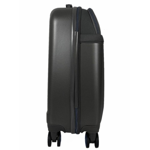 Валіза Semi Line 20" (S) Dark Brown/Blue Line (T5736-1) (DAS303803)