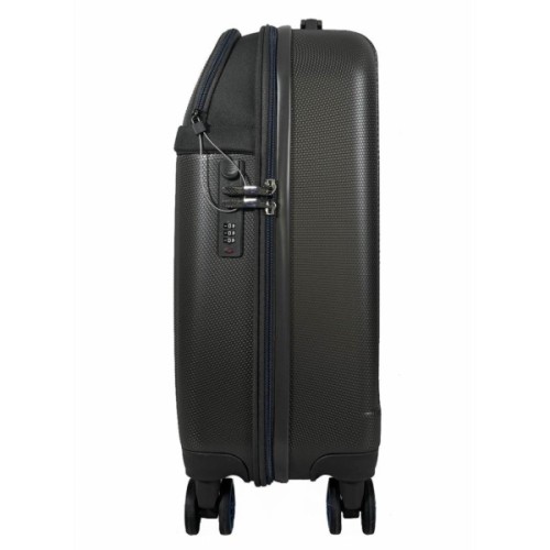 Валіза Semi Line 20" (S) Dark Brown/Blue Line (T5736-1) (DAS303803)
