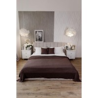 Плед Прованс COTTON шоколадний 120 х 200 см (039528)