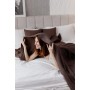 Плед Прованс COTTON шоколадний 120 х 200 см (039528)
