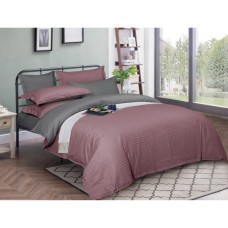 Постільна білизна MirSon SatinStripe 30-0008+ 30-0011Fenilla 160х220 Полуторний Євро (2200005257678)