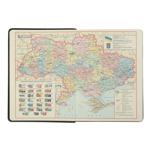 Тижневик Buromax датований 2025 VELOUR, А5 чорний (BM.2134-01)