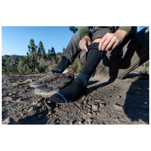 Водонепроникні шкарпетки Dexshell Longlite Socks 2.0, блакитні смужки XL (47-49) (DS72506JBB-XL)