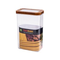 Харчовий контейнер Herevin Wood Transparent Lid 2.5 л (161208-003)