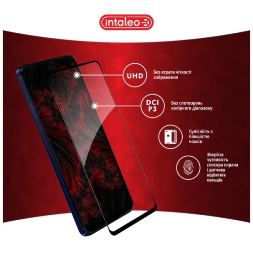 Скло захисне Intaleo Full Glue MOTO G04s Black (1283126612909)