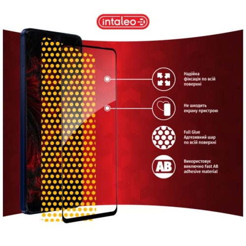 Скло захисне Intaleo Full Glue MOTO G04s Black (1283126612909)