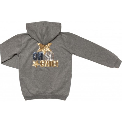 Спортивний костюм дитячий Breeze з паєтками (13097-152G-gray)