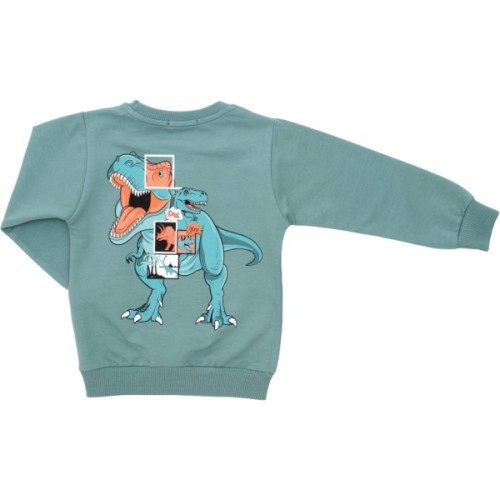 Спортивний костюм дитячий Breeze з динозавром (22167-92B-mint)