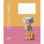 Зошит Школярик Stylish vibes 12 аркушів клітинка (012-3568K)
