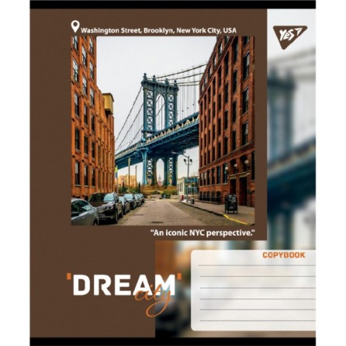 Зошит Yes Dream City А5 96 аркушів лінія (767708)