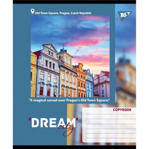 Зошит Yes Dream City А5 96 аркушів лінія (767708)