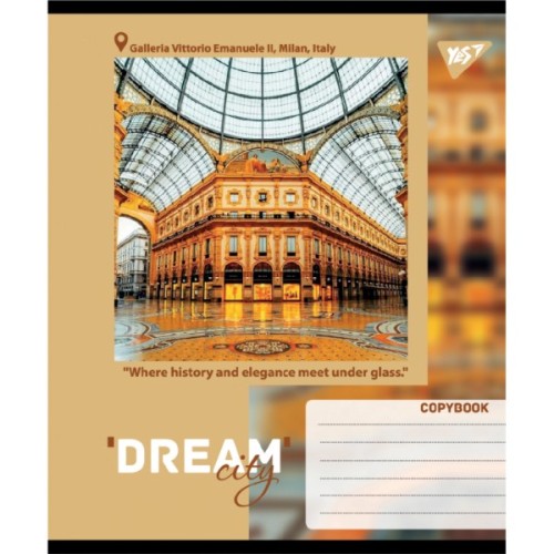 Зошит Yes Dream City А5 96 аркушів лінія (767708)