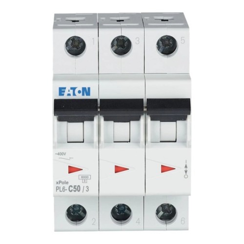 Автоматичний вимикач Eaton 3-п. М3 С 50А PL6 6кА