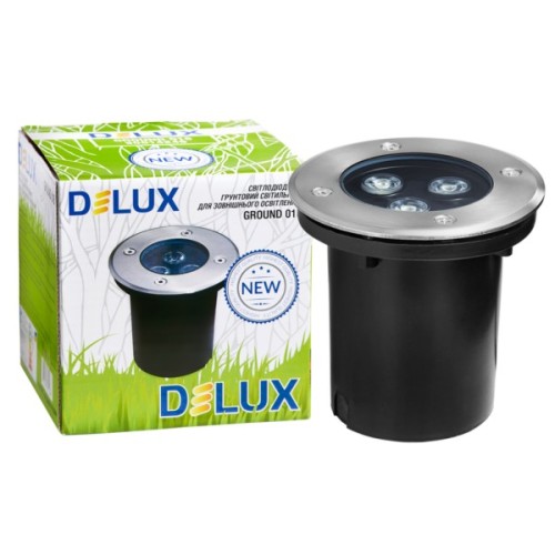 Світильник Delux GROUND 016 LED 3W 5000К 230V IP67 (90022778)