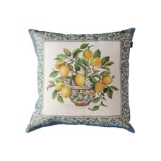 Наволочка Прованс гобеленова декоративна Лимони у горщику 45х45 (035422)