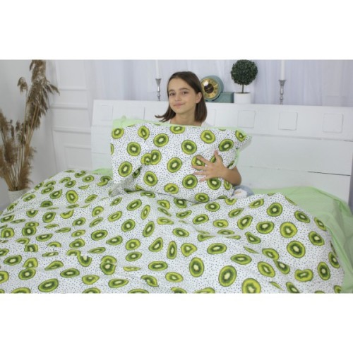 Постільна білизна MirSon Бязь 17-0523 Kiwi Євро (2200003660340)