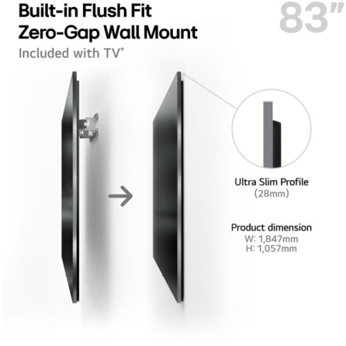 Телевізор LG OLED83G54LW