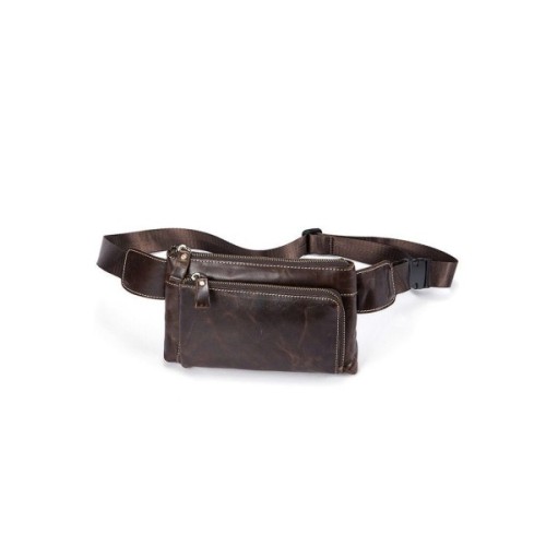 Сумка Vintage Поясна Коричнева (14738)