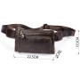 Сумка Vintage Поясна Коричнева (14738)