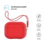 Чохол для навушників Armorstandart Silicone Case with straps для Apple Airpods Pro 2 Red (ARM68614)