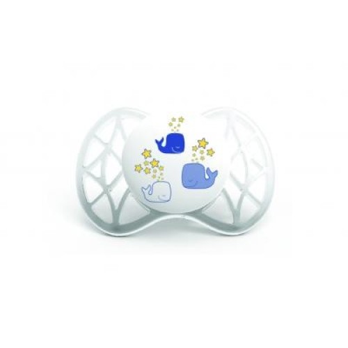 Пустушка Nuvita Air симметрическая 0м+ 2 шт. светится в темноте (NV7063)