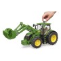 Спецтехніка Bruder трактор John Deere 7R 350 з навантажувачем (03151)