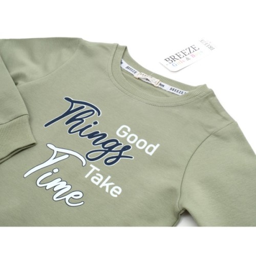 Кофта дитяча Breeze TIME (18910-116B-green)