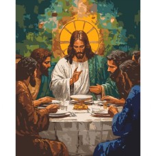 Картина по номерам Santi Свята вечеря 40х50 см (955773)