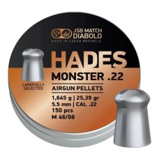 Пульки JSB Hades Monster 5,5 мм 1.645 г (150 шт/уп) (546390-150)