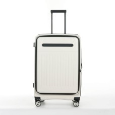 Валіза Bagland середня 72 л біла (1140621766)