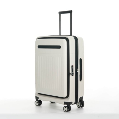 Валіза Bagland середня 72 л біла (1140621766)