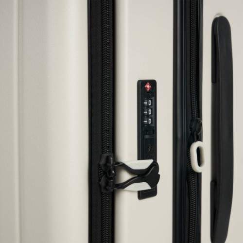 Валіза Bagland середня 72 л біла (1140621766)