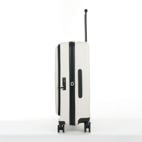 Валіза Bagland середня 72 л біла (1140621766)