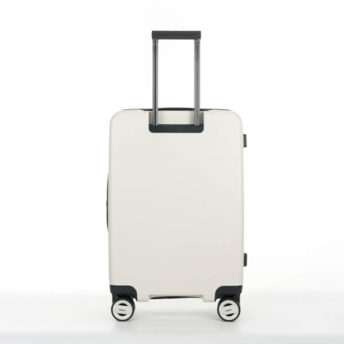 Валіза Bagland середня 72 л біла (1140621766)