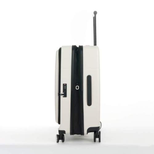 Валіза Bagland середня 72 л біла (1140621766)