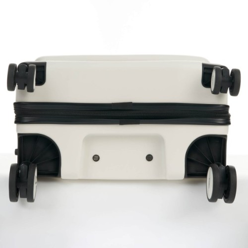 Валіза Bagland середня 72 л біла (1140621766)