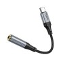 Перехідник USB-C to 3.5mm F 0.12m Black HOCO (6942007608886)