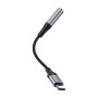 Перехідник USB-C to 3.5mm F 0.12m Black HOCO (6942007608886)