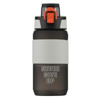 Пляшка для води Ardesto Motion 600мл, пластик, чорний (AR2260ML)