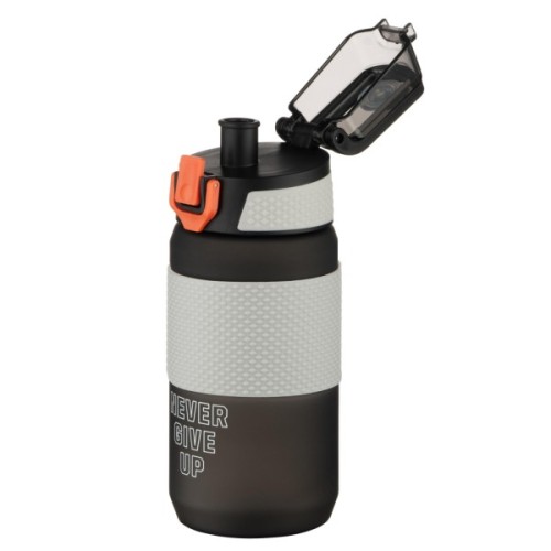 Пляшка для води Ardesto Motion 600мл, пластик, чорний (AR2260ML)