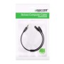 Кабель мультимедійний 3.5mm M to 2x3.5mm F black Ugreen (UGR-30620)